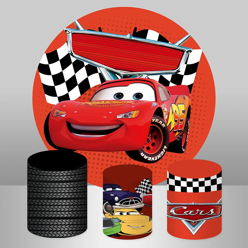 Cars Mcqueen fondo Redondo Para Fiesta De Cumplea os De Ni o cars-mcqueen-fondo-redondo-para-fiesta-de-cumplea-os-de-ni-o