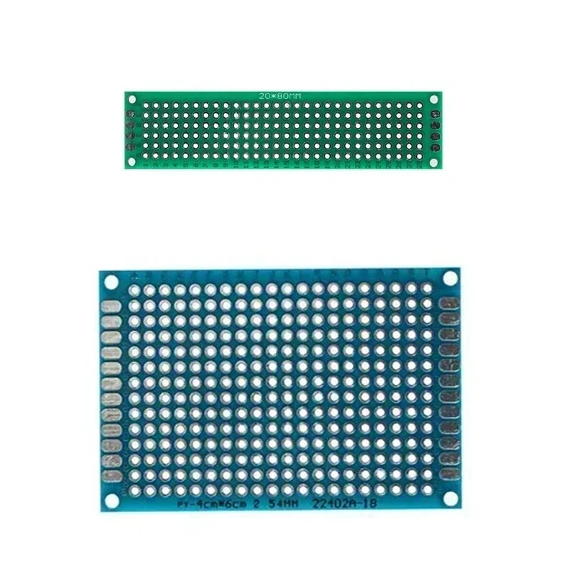 5PCS Universal PCB Prototype Board Double Sided Protoboard 2x8/3x7/4x6/5x7/6x8/7x9cm Circuit Boards for Electronics Projects