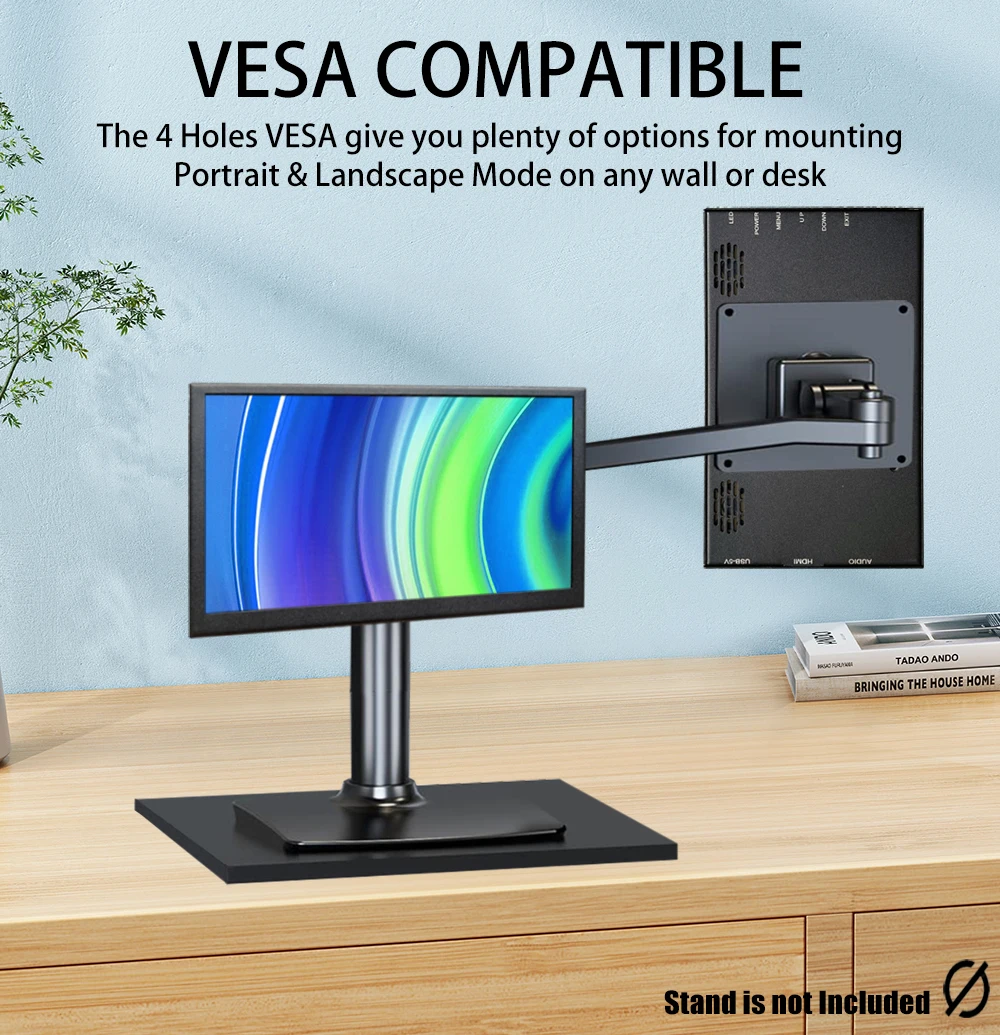 LESOWN  LCD ÷, HDMI 1024x600 IPS ġũ, ޴ , Ʈ ȭ Ȯ, Ŀ , 7 ġ