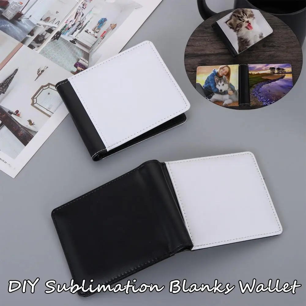 

Print Image Printing Gift for Women Men Sublimation Heat Transfer Wallet Blank Purse Card Holder Leather