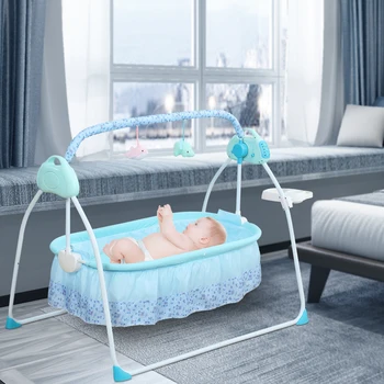 [Automatic Baby Swing] 1 Automatic Baby Swing with Music & Mosquito Net - for Infants 4