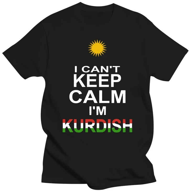 

I CanKeep Calm IM Kurdish Kurdistan Flag Men T-Shirt Men 2020 New Short Sleeve Hipster Male Tee Shirt T Shirts