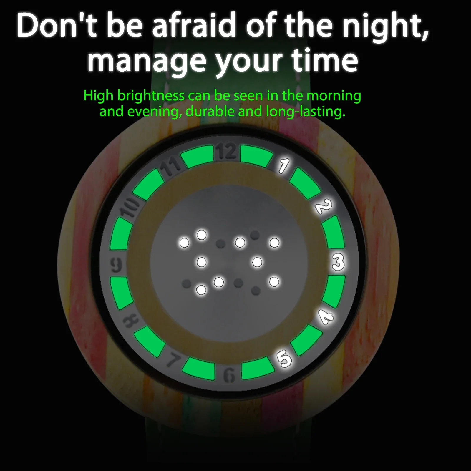 KityKiss new K8090 couple electronic watch touch screen nightlight fashion casual couple wood watch anniversary graduation gift