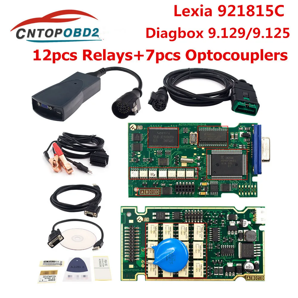 Newest Diagbox 9.125 Lexia 3 Full Chip Pp2000 V9.91 Auto Scanner Lexia3