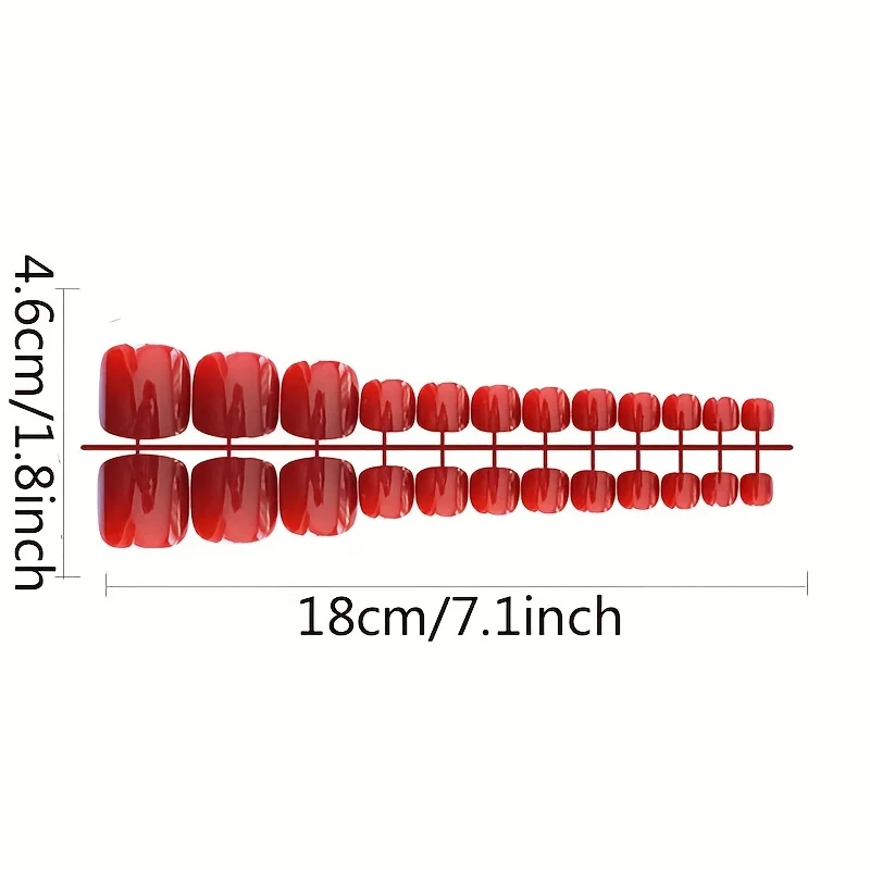 탈부착 가능한 프렌치 페이크 발톱 - 짧은 스퀘어 솔리드 누드 블루 블랙 발톱 팁 가짜 프레스온 네일 홈 살롱 네일 아트 DIY용