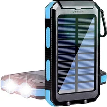 

Outdoor Survival Camping Equipment 20000mAh Portable Waterproof Solar Charger Bench with LED Flashlight for Camping Adventures