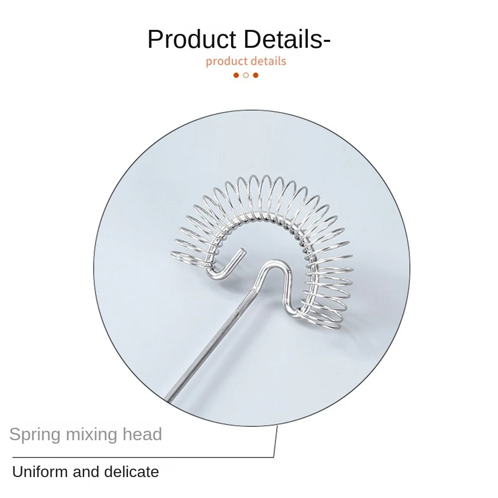 Coffee Milk Tea Blenders Egg Stirring Tool Silver Kitchen Tools Cream Blenders Whisk Stir Beater Modern Simplicity Portable Mini