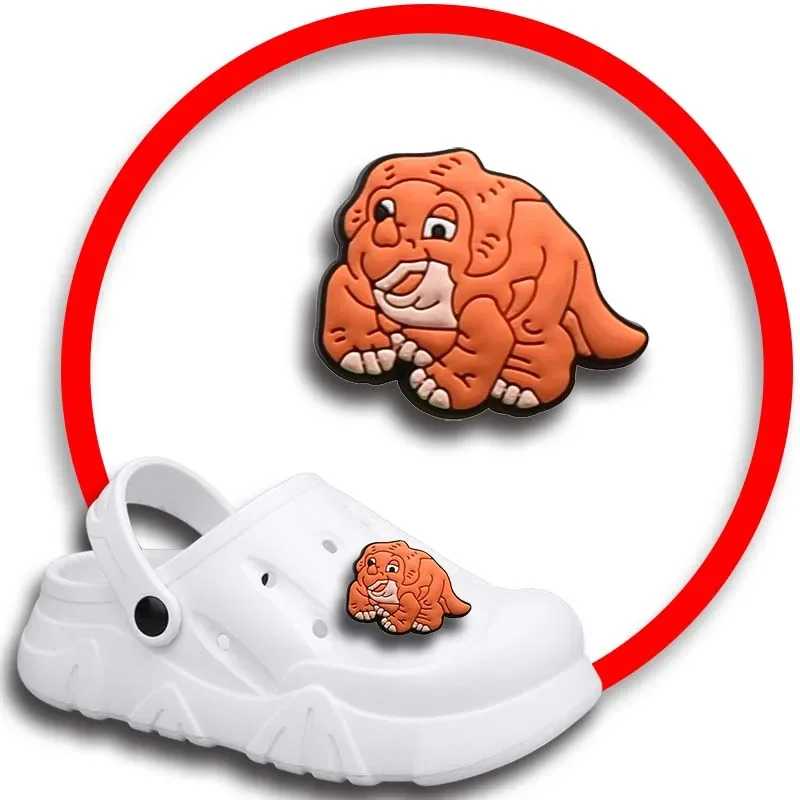 

Комплект булавок для Crocs, шармы, аксессуары для обуви, украшение динозавра, джинсы, женские сандалии, пряжка, Детские сувениры, мужские значки, подарок для мальчиков и девочек