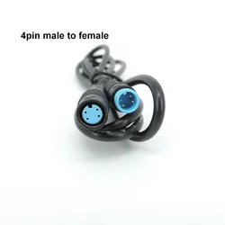 Waterproof E-bike Speed Sensor Extension Cable - Male to Female 1M Connector (4pin)
