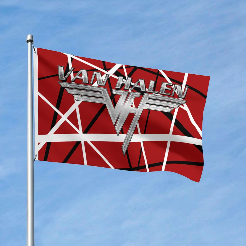 VAN HALEN Rock Band Flag Eddie Van Halen EVH 5150Flags 90