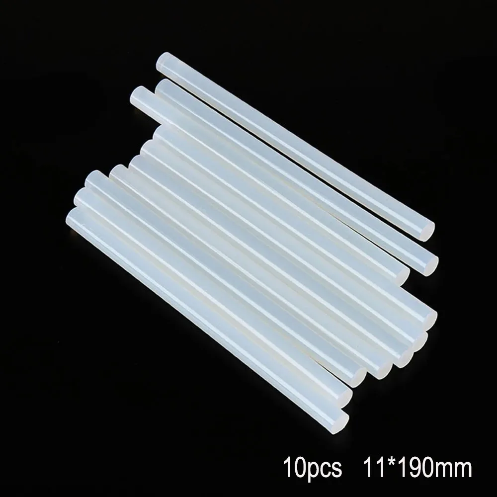 Hot melt glue sticks Hot Melt Glue Sticks 7mm/11mm Translucent Strong Viscosity Rods Glue Gun High Temperature Resistant 10~50Pcs