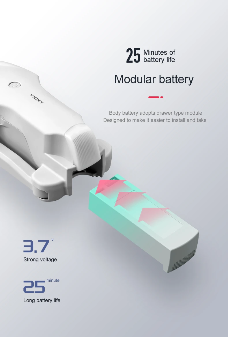 KBDFA F10 GPS Drone, banetes.v modular battery body battery adopts drawer type module