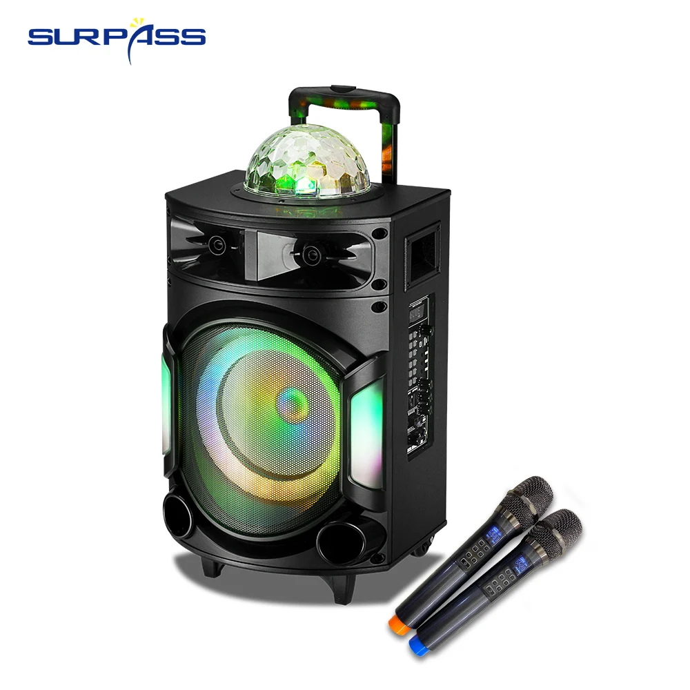 10W Karaoke Outdoor Portable Sound Box Speaker Wireless Large Home Theater  Bluetooth Party Speakers With Wired Microphone - AliExpress