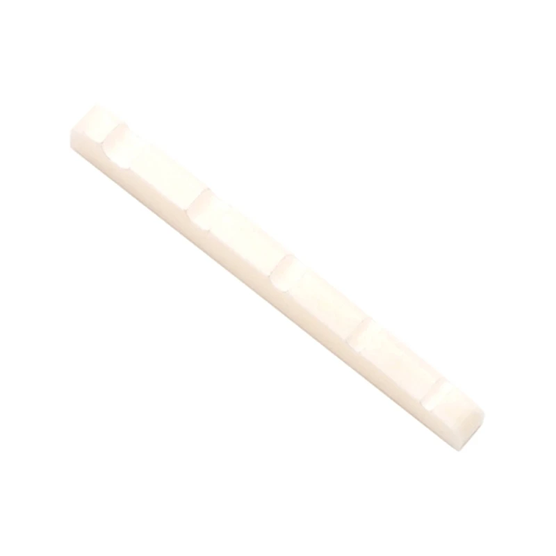 

Durable 5 String Bass Nut Flat Bottom Electric Guitar Pre-Slotted Bone Nut