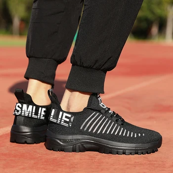 أحذية رياضية كاجوال للرجال خفيفة الوزن من الدانتيل الشبكي أحذية ركض قابلة للتنفس ممتصة للصدمات توسيد مضادة للانزلاق في الهواء الطلق Sports2025 6