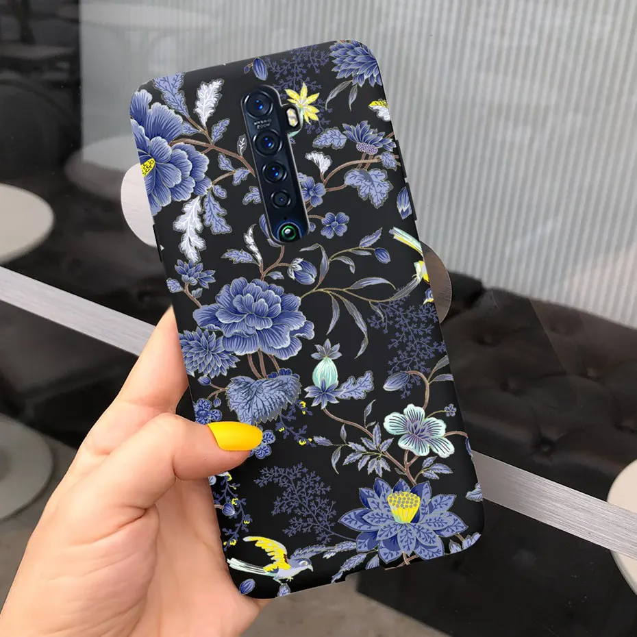 Cute Printed Liquid Silicone Soft TPU Phone Case, Bumper Back Cover