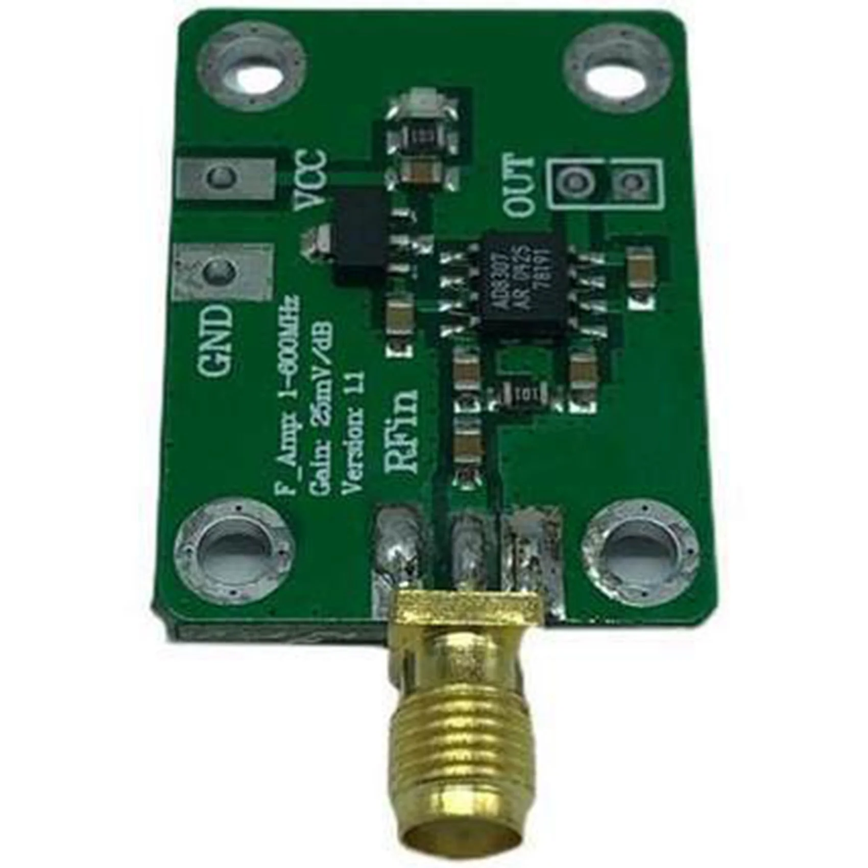 RF Power Meter AD8307 RF Power Meter Logarithmic Detector Power Detection 1-600MHz RF Detector Meter