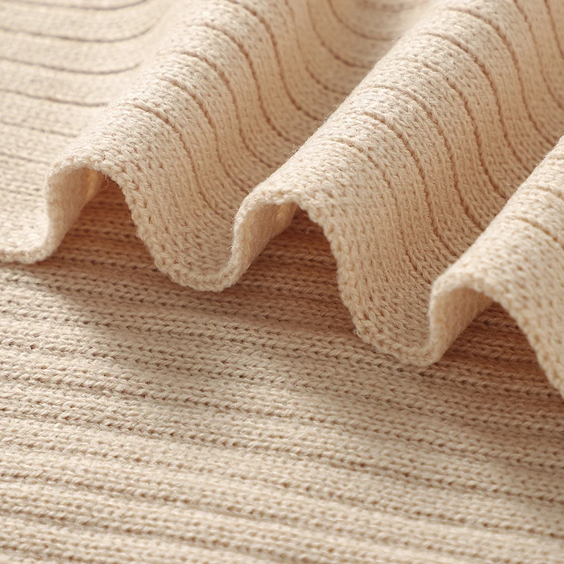 Baby Stroller Swaddle Wrap Blankets for Newborn Boys Girls Cotton Knitting Bedding Cellular Ultra-Soft Infant Kids Receiving Mat - 5