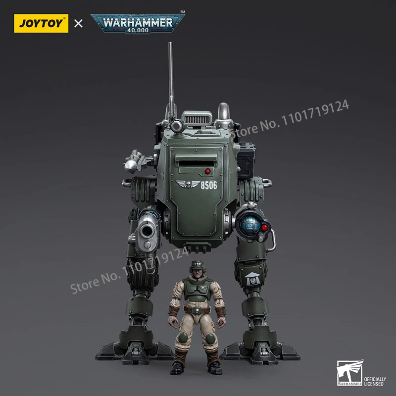 

JOYTOY 1/18 Astra Militarum Cadian Armoured Sentinel Action Figure Game Warhammer 40K Soldier Figurine Model Toy