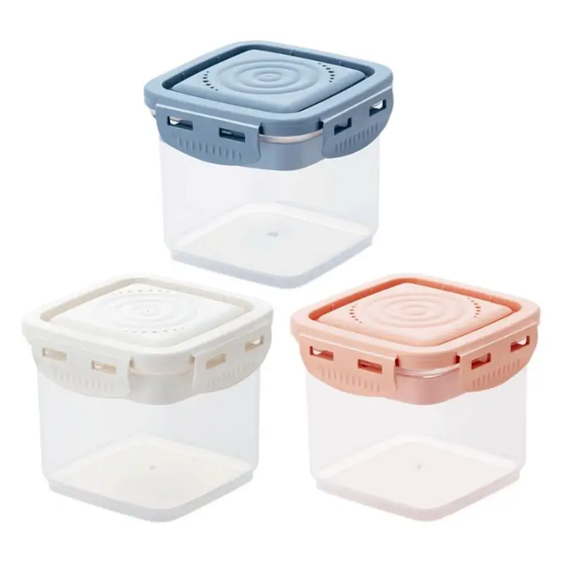 

Powdered Sugar Container 1PCS unique effortless Brown Sugar Keeper Efficient Space Saving Sealed Jar Storage Tank for Candy