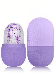 Chilled Beauty Enhancer: Reusable Silicone Ice Roller (Purple)