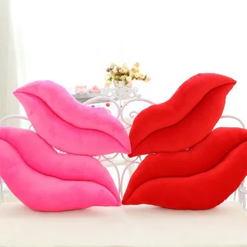 Soft Plush Lip Shaped Throw Pillow Cushion for Girlfriend Lover 6