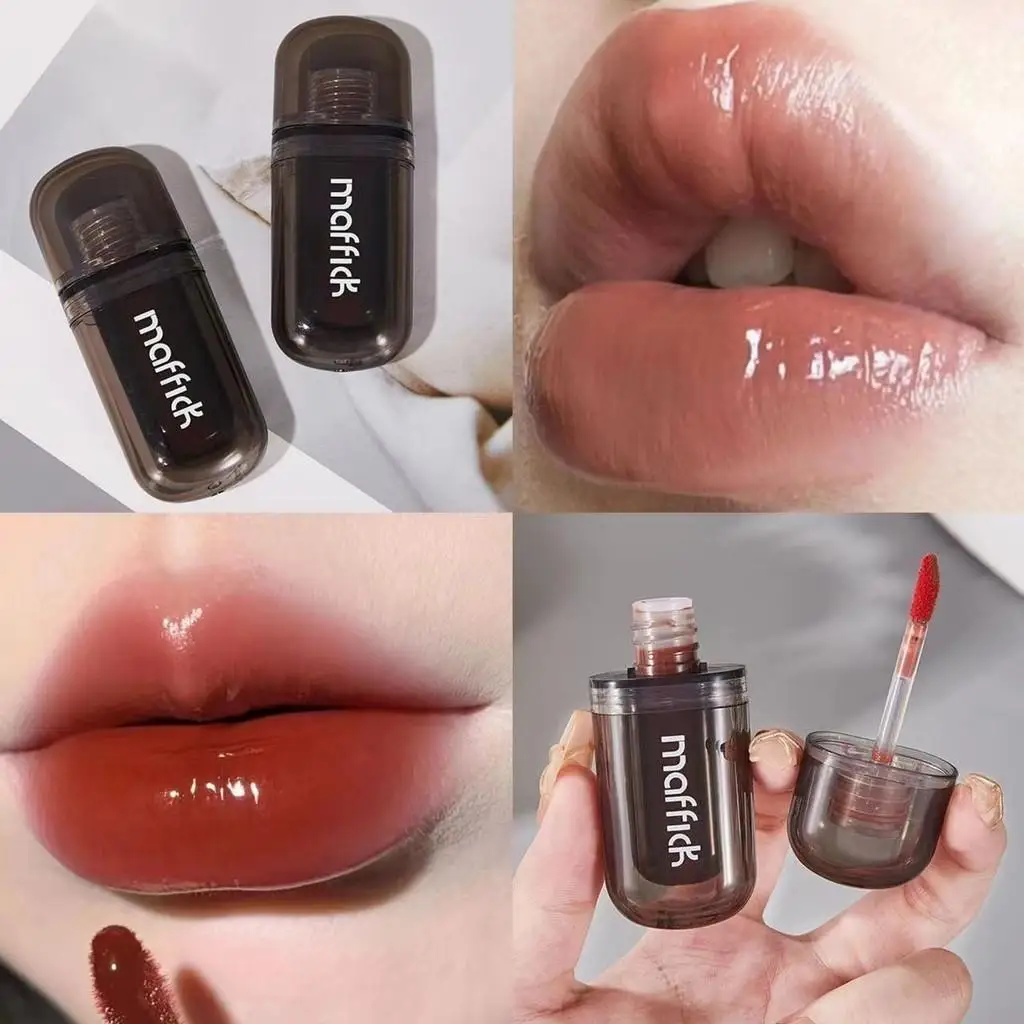 Waterproof Sweat Proof Non Smudging Small Tube Lip Gloss Moisturizing Long-lasting Lipstick lip makeup