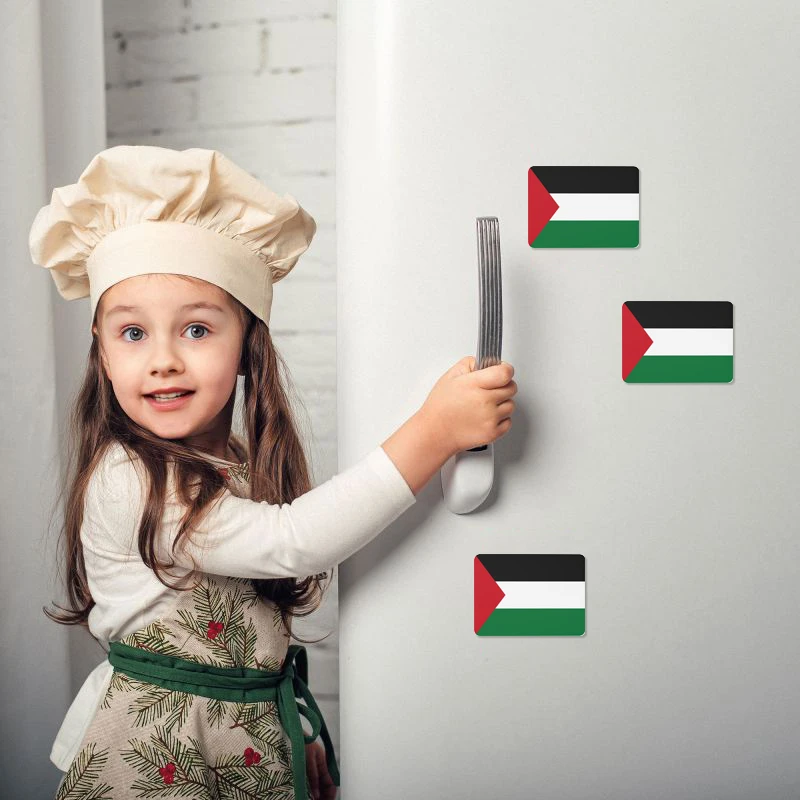 Palestine Flag Fridge Magnets Home Decor Magnetic Fridge Magnets Customizable Patterns Soft magnetic refrigerator sticker