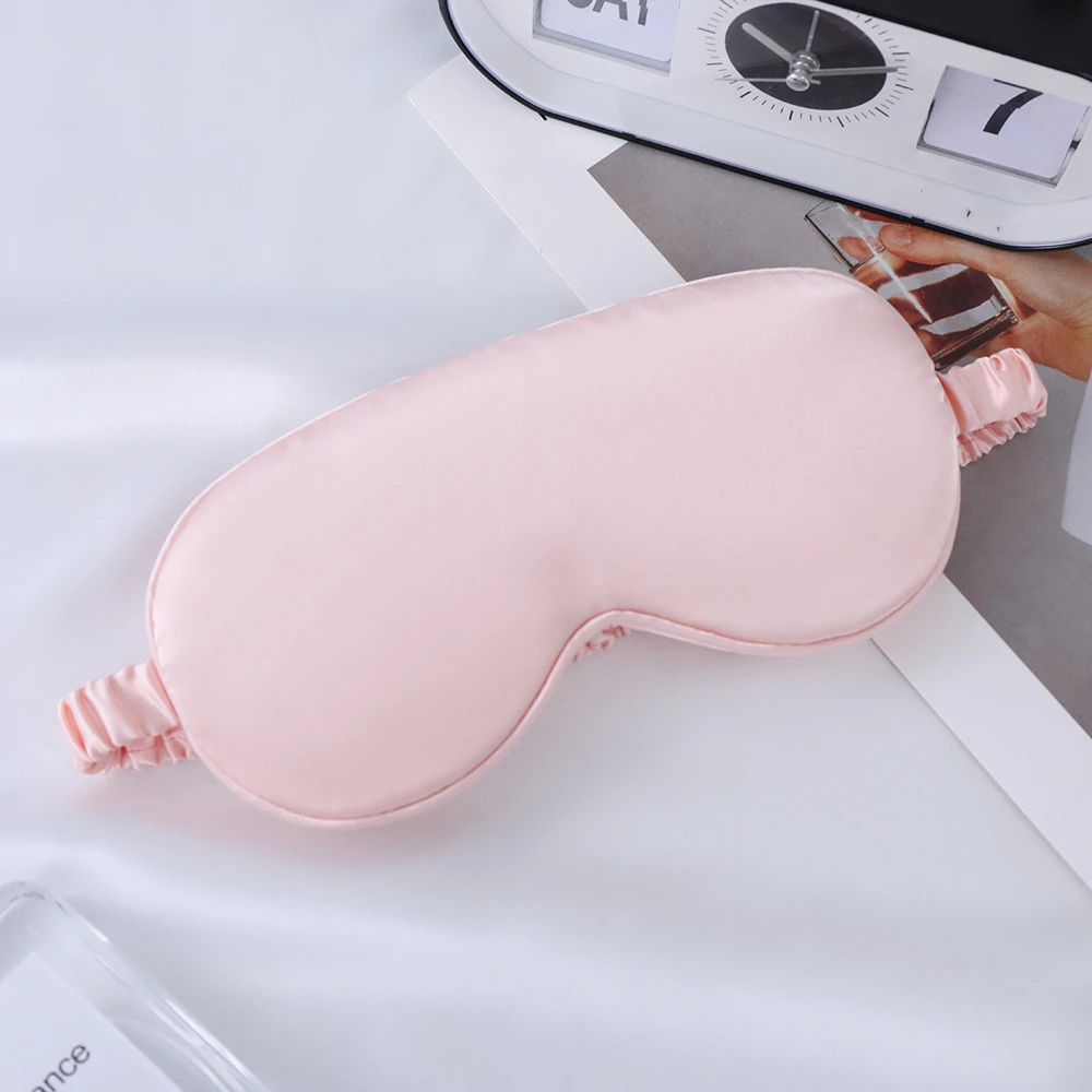 Luxurious Soft Silk Sleep Mask - Ultimate Comfort and Complete Darkness