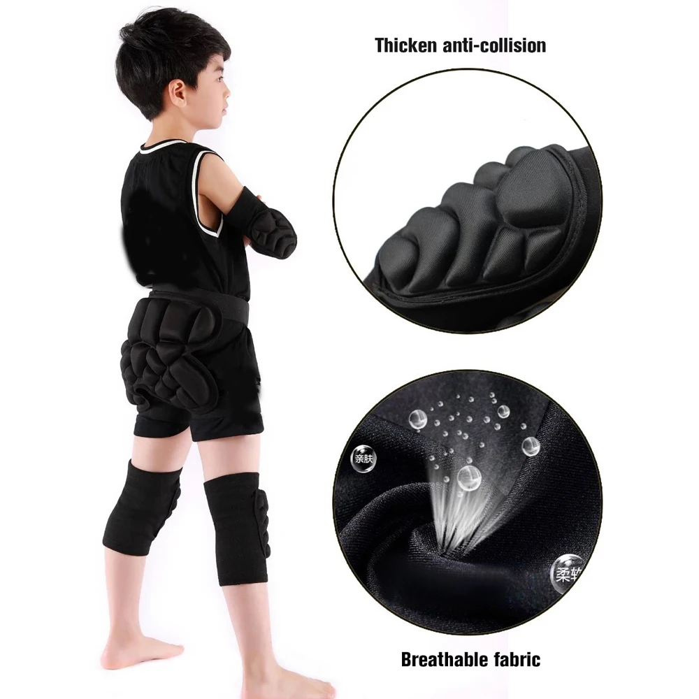 Sports Knee Pads 1 Pair Breathable MTB Knee Protector Anti-slip Basketball Knee Pads Mountain Bike Cycling Dancing Elbow Brace Support Kids, sports knee pads