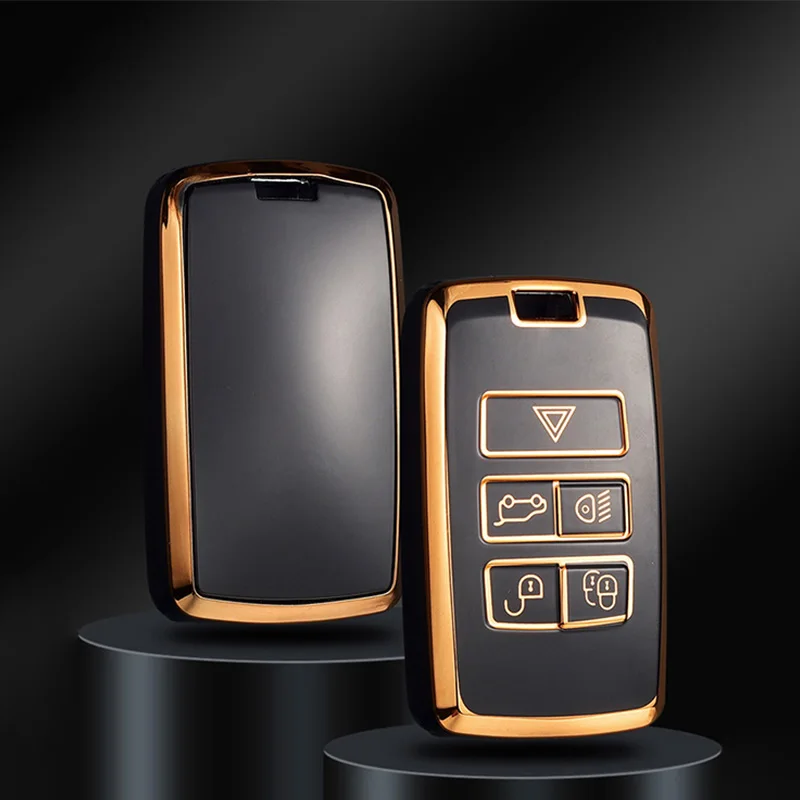 

TPU Car Key Case Full Cover Shell Fob For Land Rover Range Rover Evoque Discovery Sport Velar For Jaguar XE XF E-Pace F-Pace