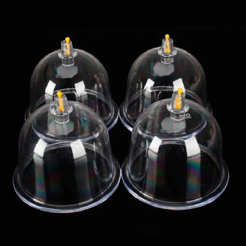 Extra Large Household Vacuum Cupper Chest Tank Oversized Fire Tank Gas Full Large Moisture Suction Cup Non-glass 4PC