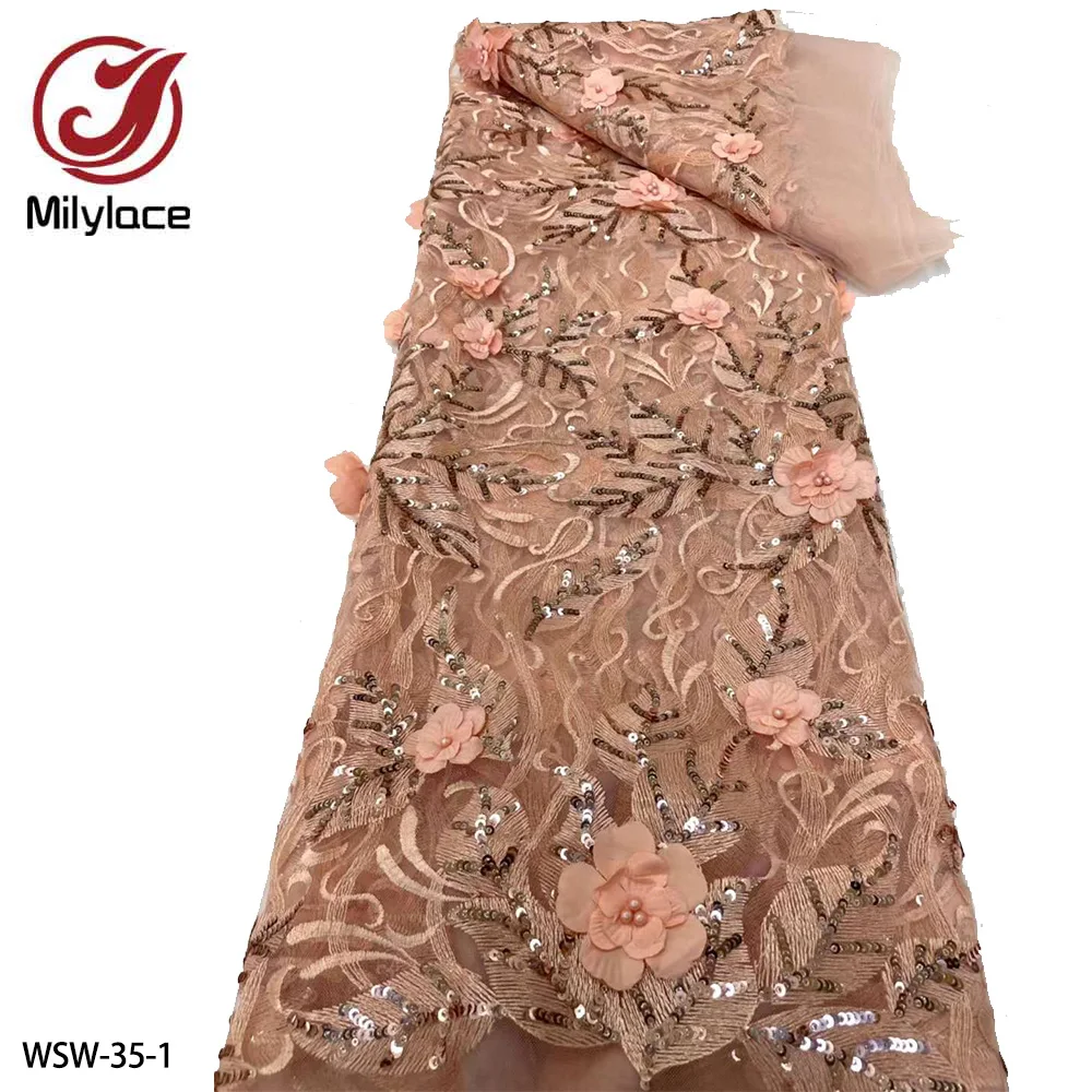 

Нигерийские французские сетчатые тюлевые кружевные ткани, высококачественные сетчатые кружева, Свадебные африканские кружевные ткани для свадебной фотосессии