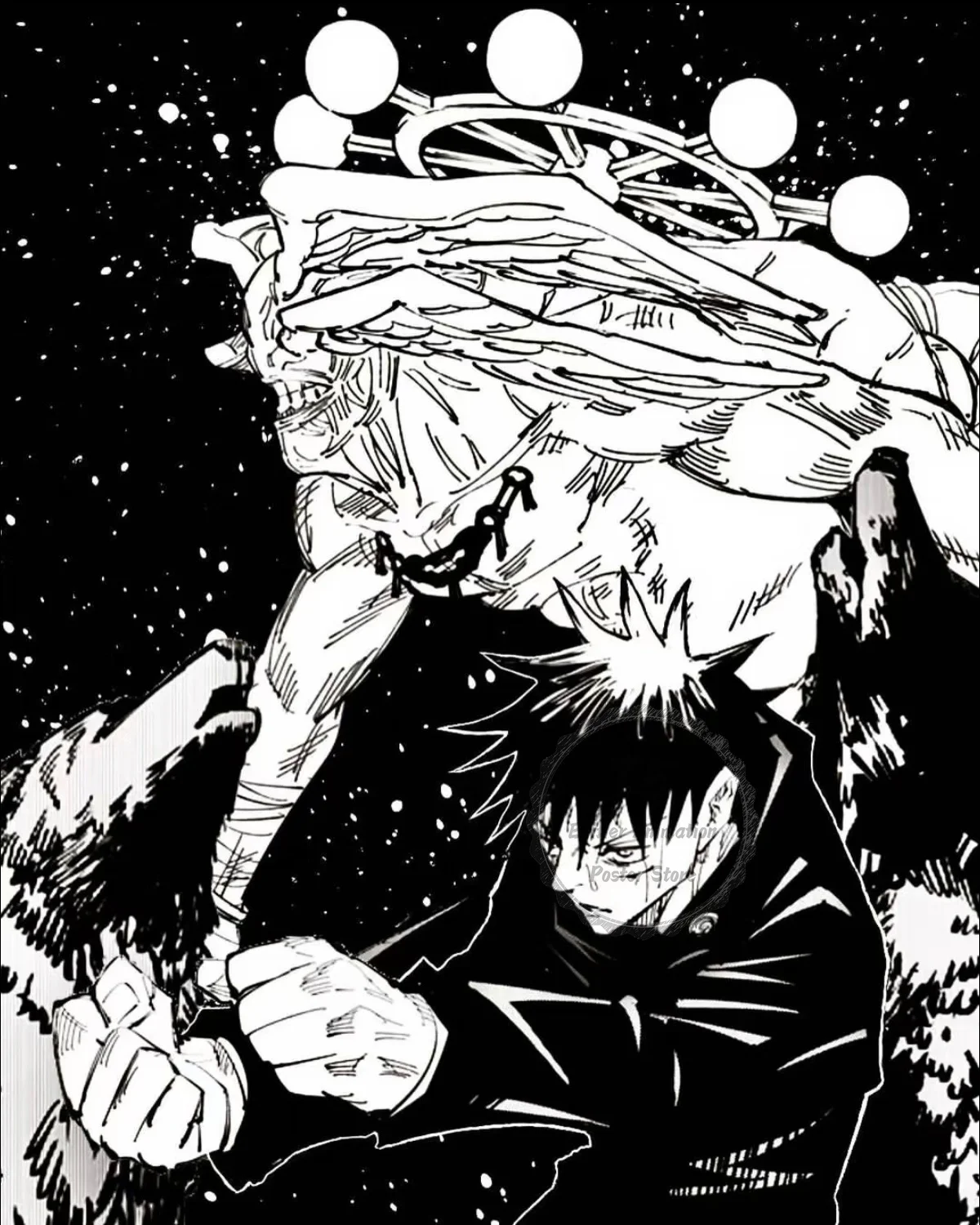 Jujutsu Kaisen Classic Anime HD Poster - Wall Mural Decor for Bedroom & Living Room, Perfect Gift for Fans