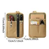 Outdoor Men's Toolkit Multifunctional Double-layer Shoulder Strap Small Hanging Bag Accessory Miscellaneous Bag Waist Bag 2