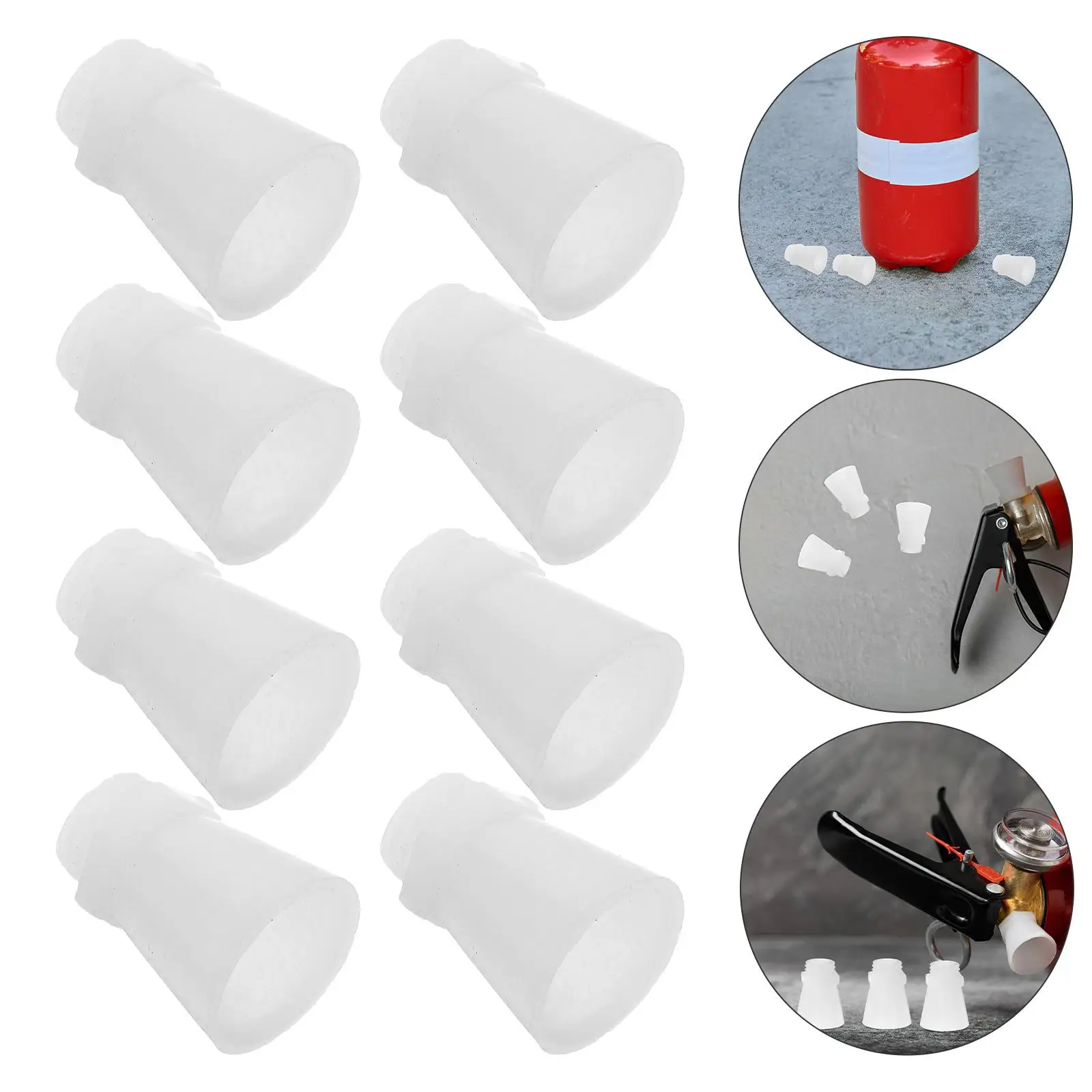 50 Pcs Fire Extinguisher Accessories Nozzles Replacement Dry Powder Evacuation Plastic