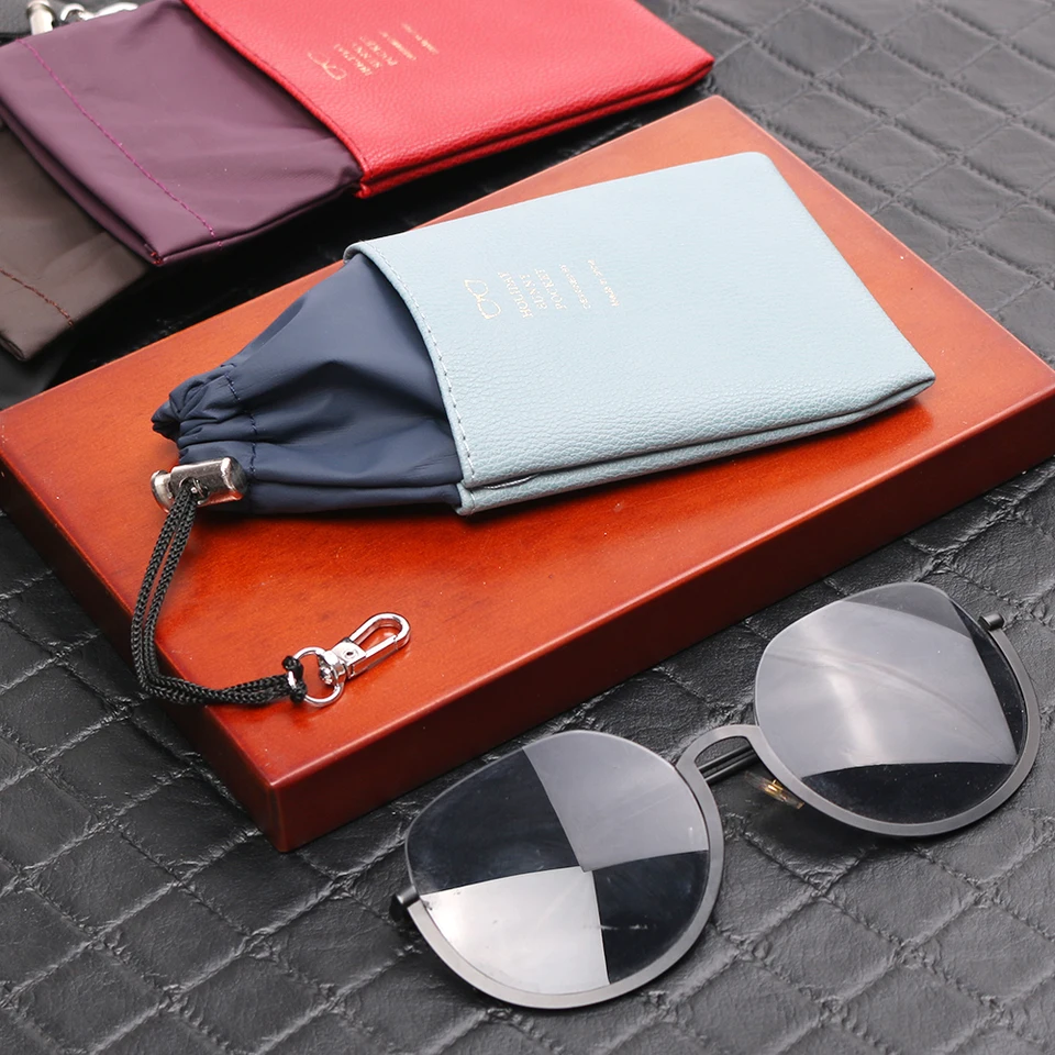 JIEHU Lot De 4 étuis à Lunettes Souples Pour Femme, étui à Lunettes De