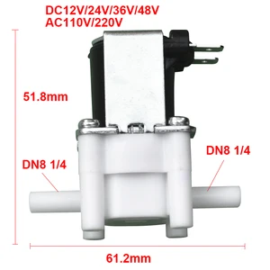 Quick Insert Water Solenoid Valve Water Purifier Water Dispenser Special Plastic Water Valve DN8 1/4"