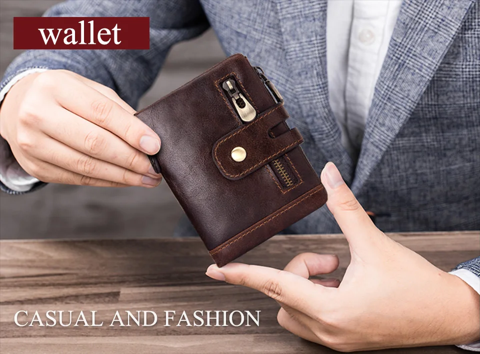 casual and fashion leather wallet