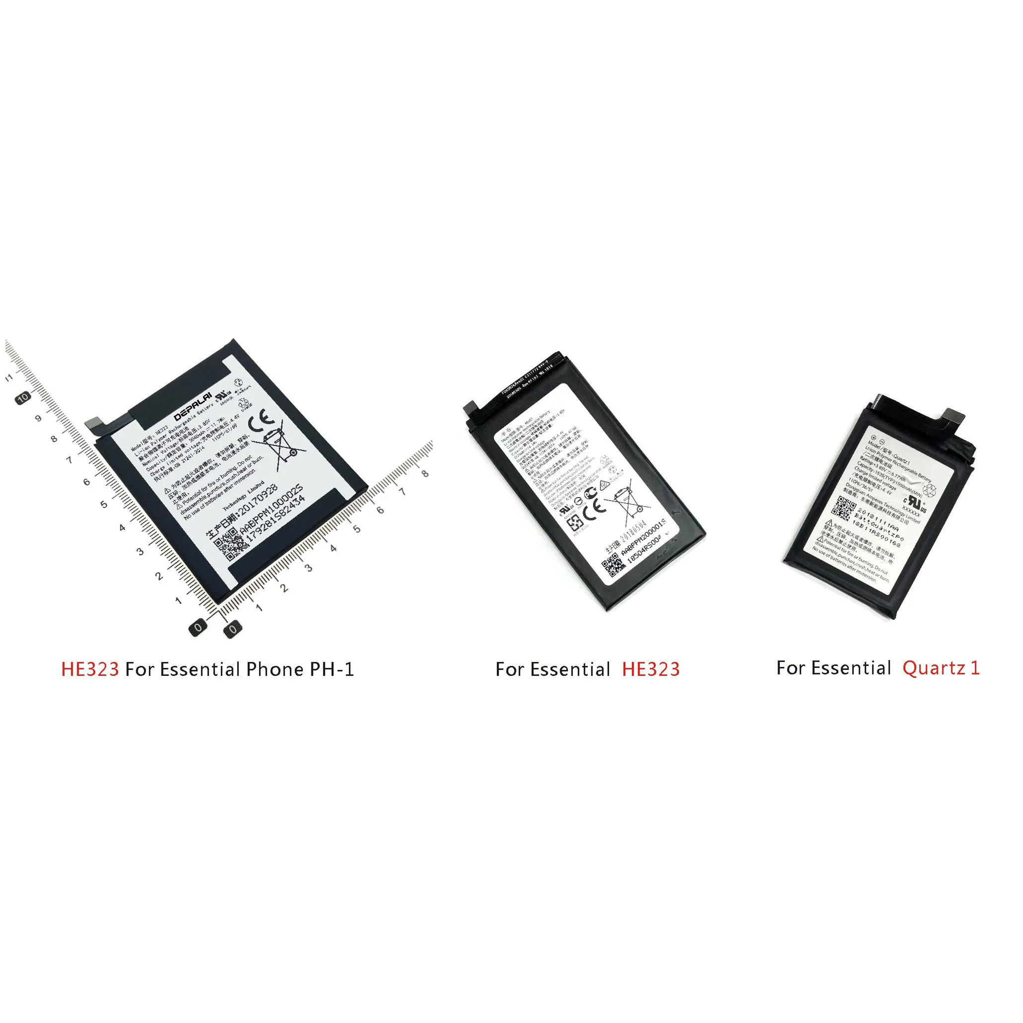 

HE360 Quartz1 Battery for Essential Phone, PH-1 HE323 Quartz 1 Battery, High Quality Mobile Phone Batteries