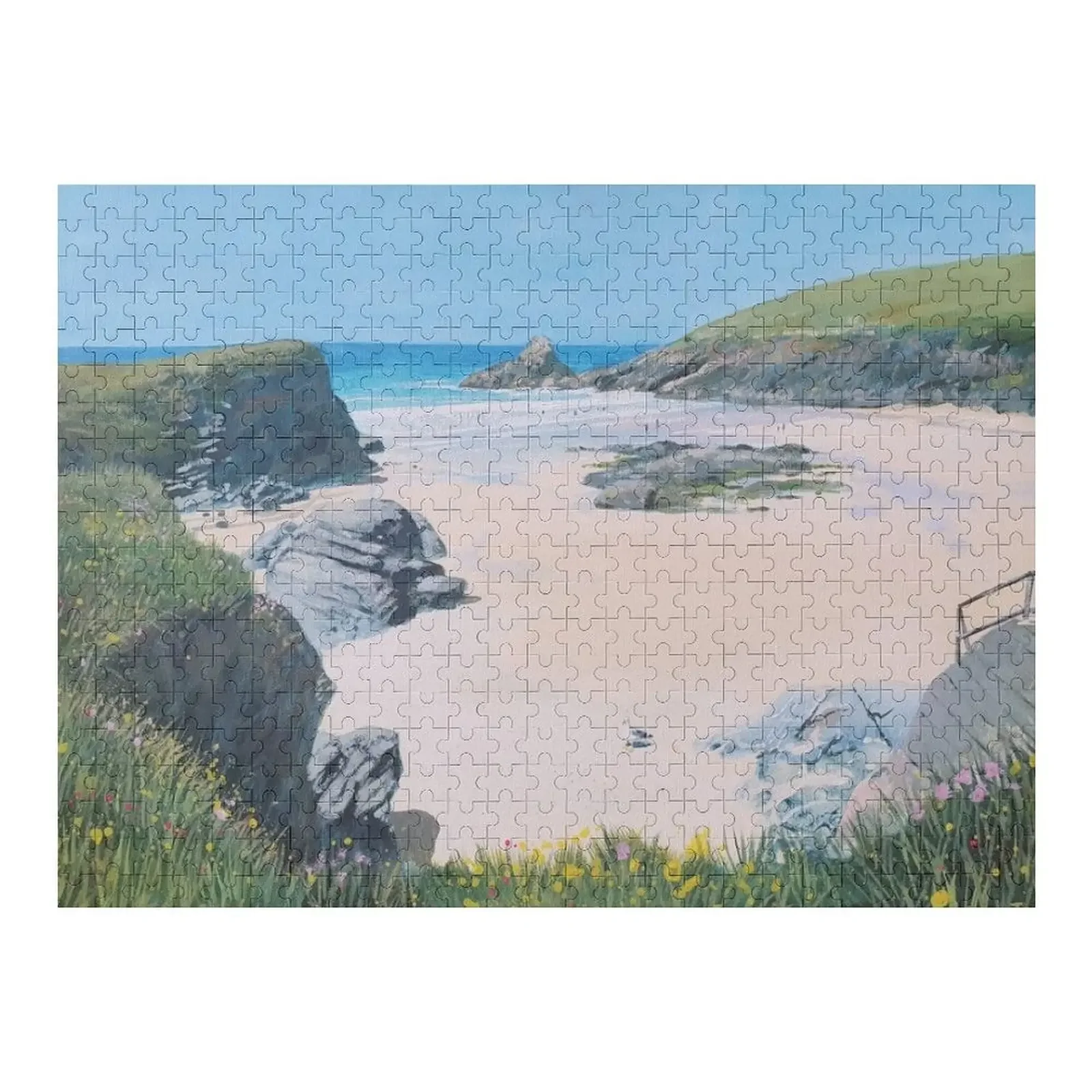 Trevone - Cornwall UK Jigsaw Puzzle Jigsaw For Kids Personalized Toy Personalised Name Puzzle