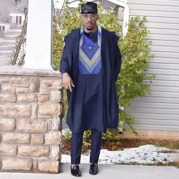 Alade Embroidered Long Sleeve Agbada Outfit