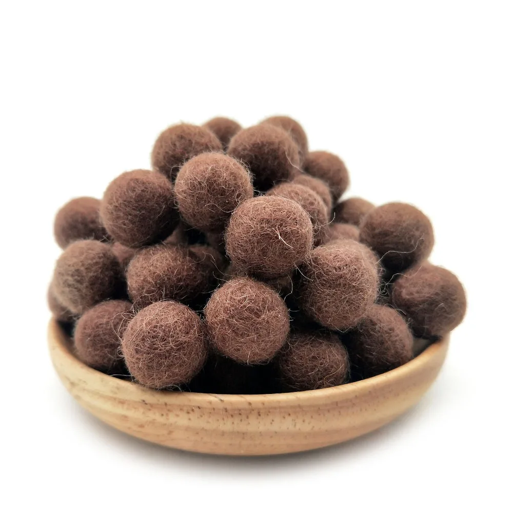 Boules de feutre 2 cm - Acheter des boules de feutre 2 cm / boules de laine pas cher en ligne