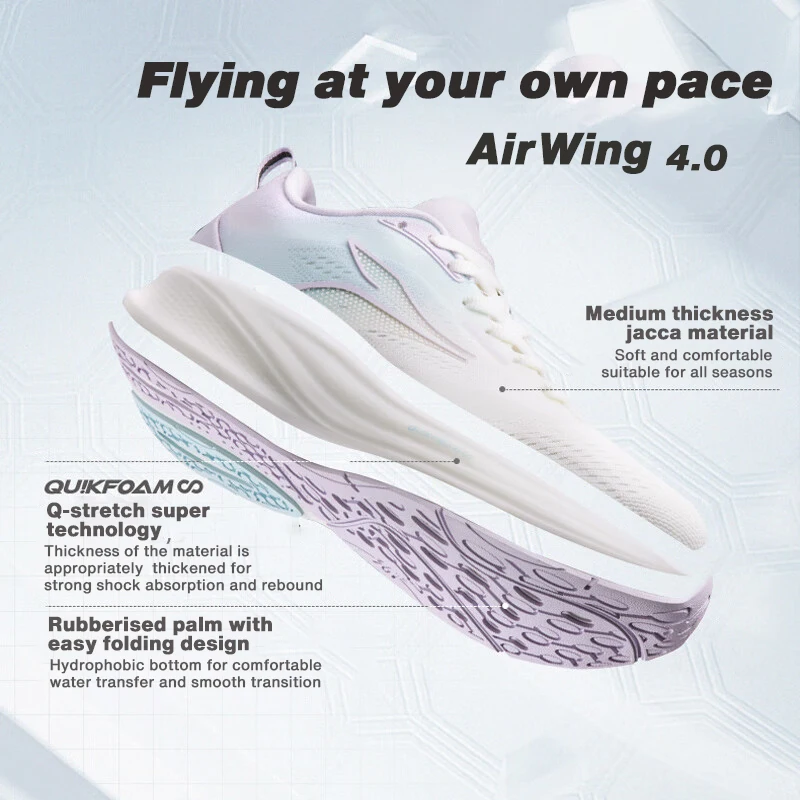 カイリュー 361 Degrees NEW AirWing 4.0 Men Running Sport Shoes Q