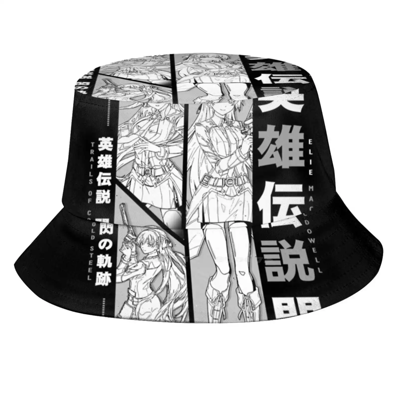 Elie Macdowell Coreano Ladies Outdoor Sun Hat Bucket Cap Rean Schwarzer Sen No Kiseki Iv Trails Of Cold Steel Iv Juna Peluche