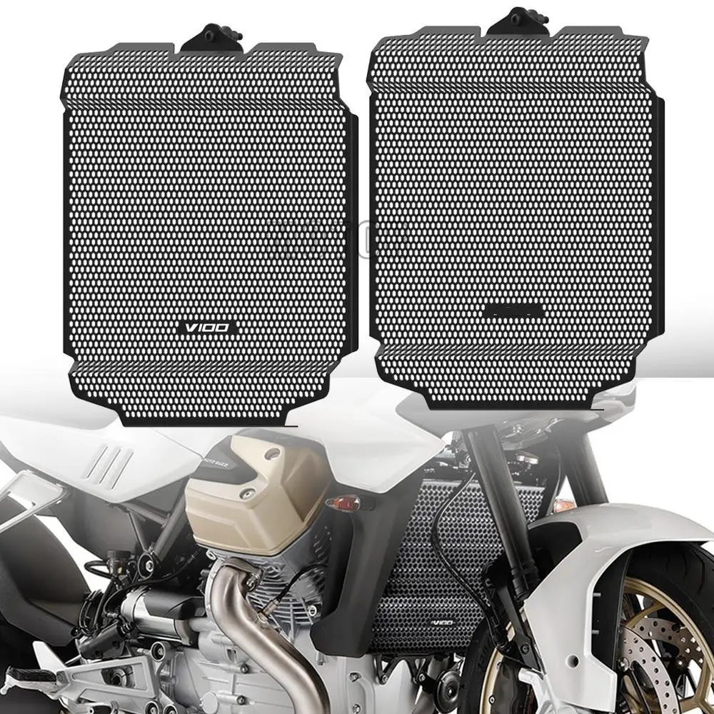 Grille De Protection Pour Radiateur Moto Kawasaki Z900RS (2022-2023) - Alliage Aluminium Noir - Anti-cailloux - 6