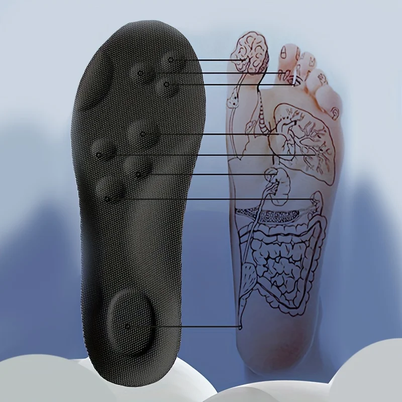 1Pair 2Pairs 4Pairs High Elasticity Latex Sport Insoles