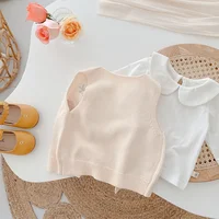 Girls' Sweater 0-5 Years Old Baby's Autumn Dress Children's Cardigan Baby's Sweater Baby's Jacquard Knitting Vest Baby Clothes 3