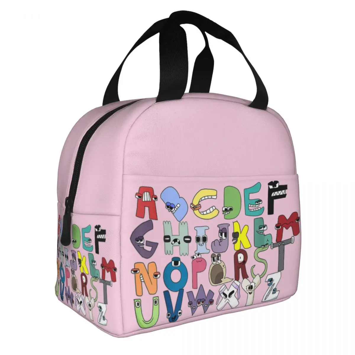 Cattivo Lettera Abc Borsa Termica Per Il Pranzo Borsa Termica Contenitore Per Il Pranzo Abbinato Evil Alphabet Lore Tote Lunch Box Food Bag Outdoor