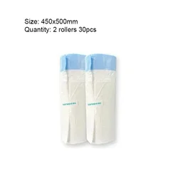 Tonepie Thick Drawstring Cat Litter Box Bags - Premium Pet Supplies (2 Rollers 30pcs)